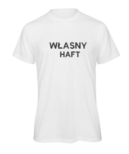 T-shirt z własnym haftem