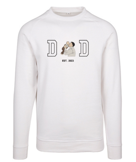 Bluza/koszulka z haftem Waszego zdjęcia w napisie DAD