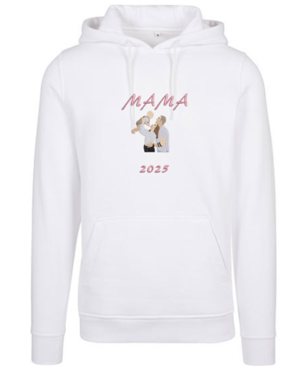 Bluza/T-shirt z haftem MAMA + data + Wasze zdjęcie