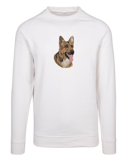 Bluza bez kaptura z haftem Twojego zwierzaka